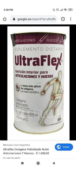 Ultraflex Suple Deportivo 1 Lata 300 Gr Más 50 G De Regalo 1