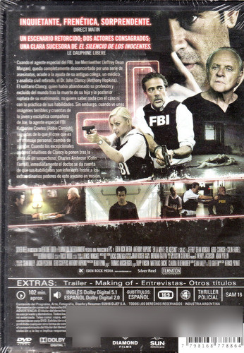 En La Mente Del Asesino - Dvd Nuevo Original Cerrado - Mcbmi 1