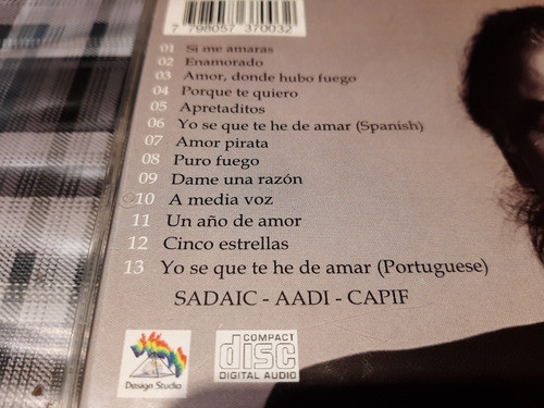 Paz Martinez - Enamorado - Cd Original Impecable  13 Tracks 1