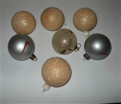 Adornos Navideños - Bolas Navideñas  - Set De 7 0