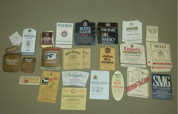 Etiquetas Varias ( Marca De Whisky) 0