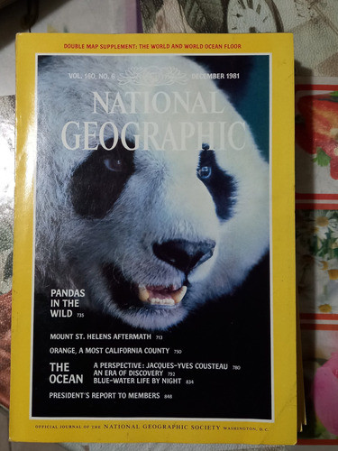 Revista National Geographic Diciembre 1981 Pandas 0
