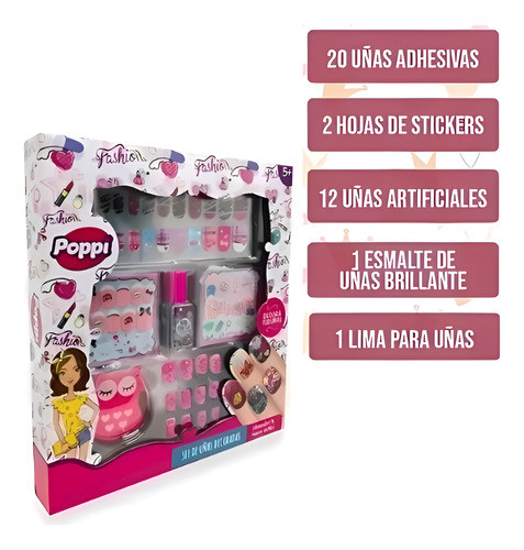 Mi Primer Set De Uñas Decoradas Poppi 1