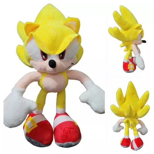 Peluche Super Sonic Muñeco 30 Cm Excelente Calidad 1
