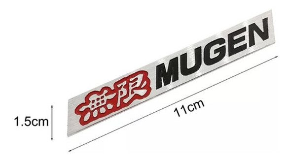 Emblema Insignia Mugen Para Honda 1 Emblema Insignia Mugen Para Honda 1