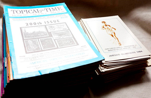 90 Folletos Primer Día + 20 Revistas Topical Time Estampilla 1