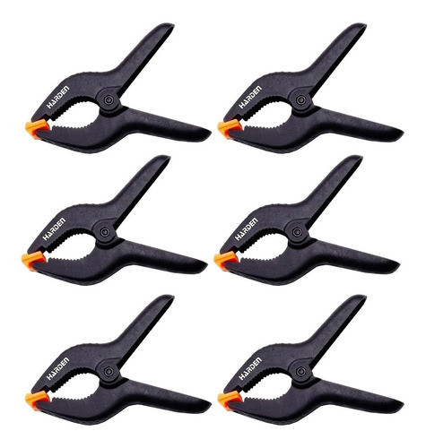 Set Juego Prensa De Mano 150mm Carpinteria 6pz Harden 600356 0