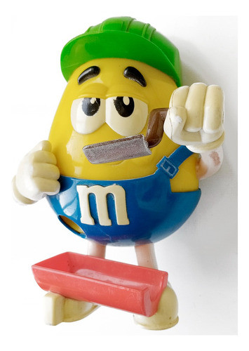 Dispenser Confites M&m Muñeco Albañil - Anda - 13,9 Cm - Cyy 1