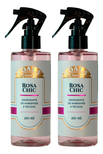Kit 2 Un - Coala Odorizante Ambiente Tecido 260ml Rosa Chic 0