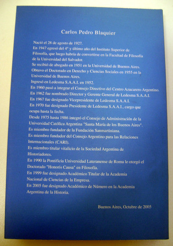 Alberdi Y Roca Argentina Exitosa Liberal Blaquier Ok Boedo 1