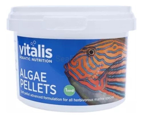 Vitalis Ração Algae Marine Pellets 140g Para Aquario 0
