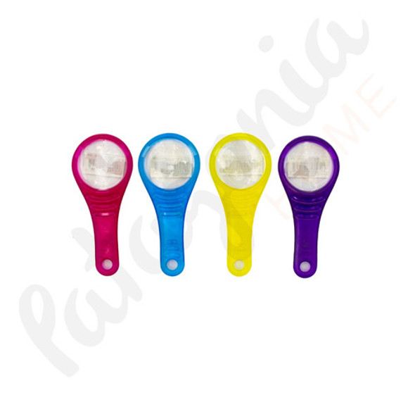 Lupa De Mano Mini Aro Plástico Llavero Oferta 1