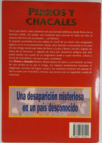 Perros Y Chacales - Barbara Wood - Libro Usado 1