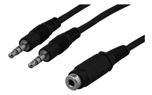 Kentek 6 Pies Ft 3.5mm Auxiliar Auxiliar Hembra A Macho X2 F 0