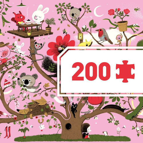 Puzzle Arbracadabra Animales Djeco 97cm X 33cm 200 Piezas 1
