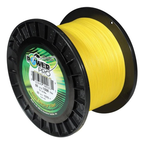 Power Pro Spectra Línea Pesca Trenzada 500yd 150lb Amarillo 0