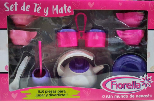 Set De Te Y Mate 15 Piezas Fiorella Jretro 1