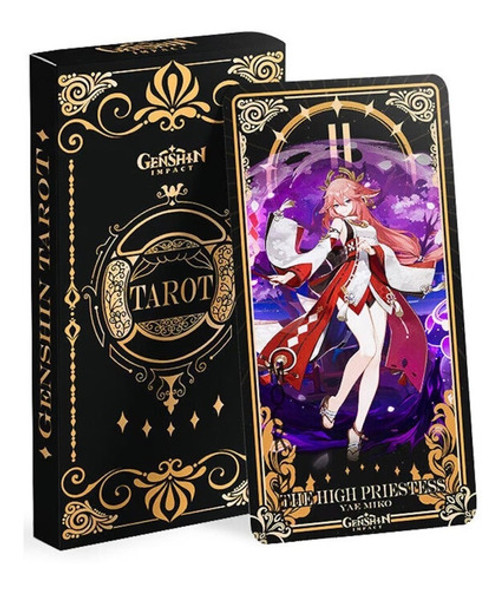 Cartas Tarot Genshin Impact 22 Unidades 0