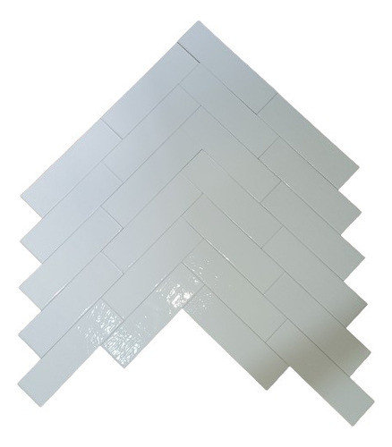Cerámica Subway Blanco Brillante 8,5x30 1
