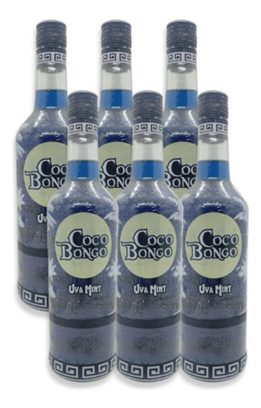 Ron Coco Bongo Uva Mint Licor Caja X6u 750ml 0