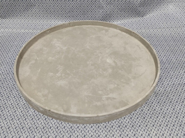 Bandeja Base De Cemento Circular Grande 31 Cm Diámetro 0