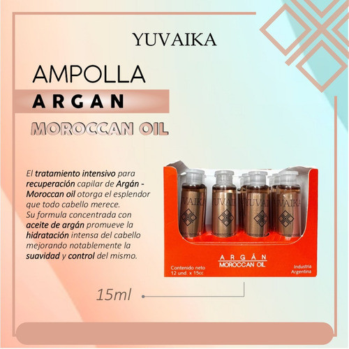 Kit Prot. Term + Cr. Peinar Abs Rep+ X2 Amp. Argan Yuvaika 1