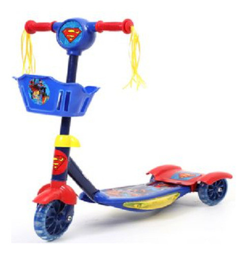 Monopatin Con Luz Y Musica Superman 61x60x16cm - 10136 0