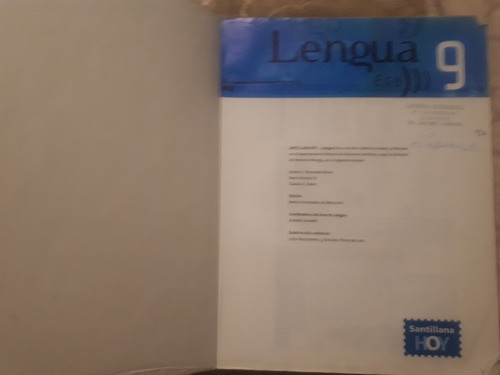 Lengua 9 Egb - Boiso - Gil - Toledo - Santillana Hoy 1