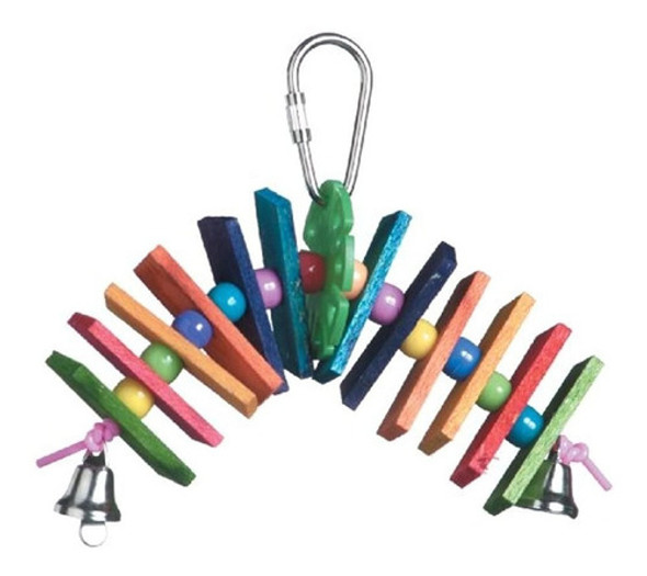 Super Bird Creations, Pequeño Pajaro De Balsa Con Arcoiri 0