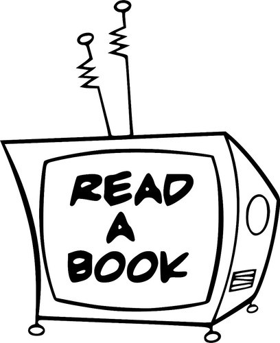 Vinilo Pegotin De Pared Tele  Read A Book· 0