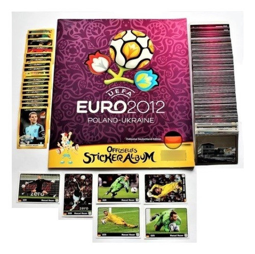 Album Uefa Euro 2012 + 200 Figuritas Distintas A Pegar 0