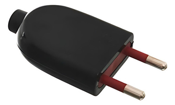 Electricidad | Ficha Macho 2 En Linea Sin Tierra 10 Amp 0