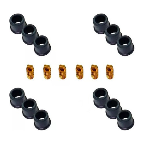 Kit Reparo P/ Mangueira Manifold (12 Borrachas + 6 Reparos) 0