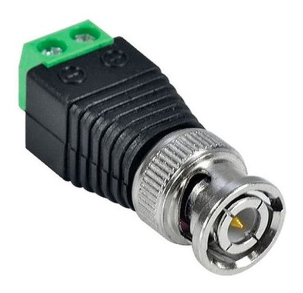 Kit 10 Conector Bnc Macho Com Borne Para Cftv Alarmes 1