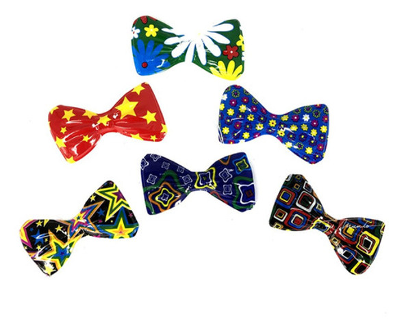 Moño Estampado X 12 Unidades Cotillón Fiestas 0