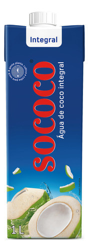 Agua De Coco 1 Litro Sococo Pack X6 Origen Brasil 0
