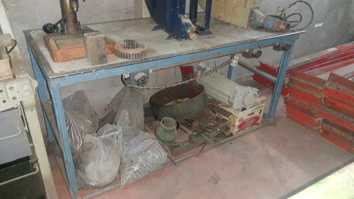 Banco Mesa De Trabajo Industrial ,decoracion Base Fundicion 1