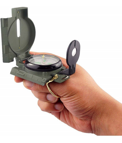 Brujula Polivalente Uso Militar Metal Supervivencia Camping 0