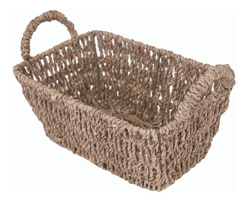 Cesta Pães Frutas Organizadora Decorativa Fibra Natural 25cm 0