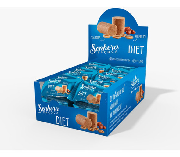 Paçoquinha Zero Açucar - Display 24 Unid. 0