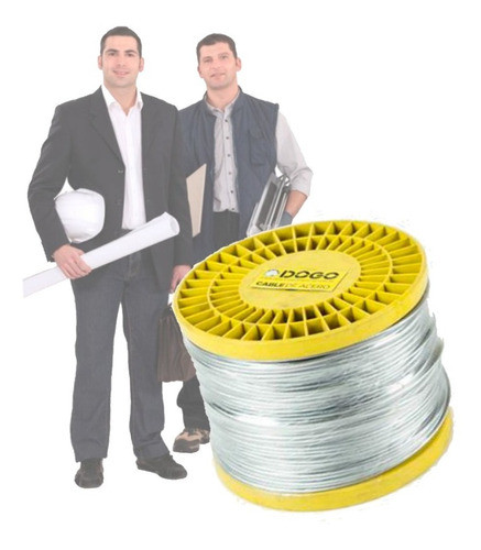 Cable De Acero 5.0 Mm Rollo Por 100 Metros 6x19 Hilos Dogo 0