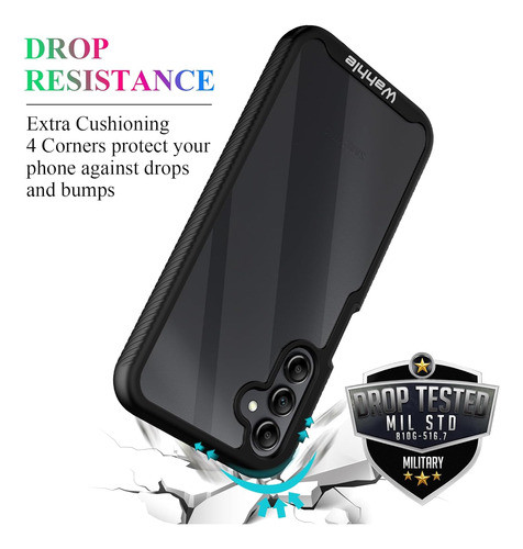 Funda Protectora Para Galaxy A25 5g Negro 1