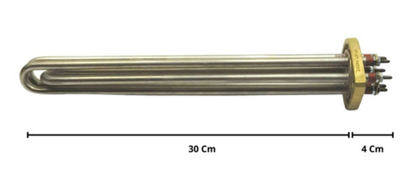 Resistencia Flange Ovalada Sauna Boiler 300mm 220/380v 12kw 1