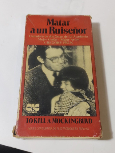 Matar A Un Ruiseñor  Gregory Peck Yo Kill A Moclín Vhs Caset 0