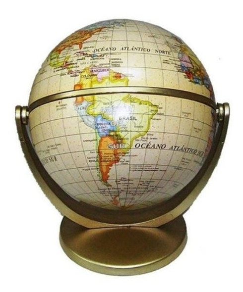 Globo Terraqueo Gloter Politico 10 Cm Antiguo 1