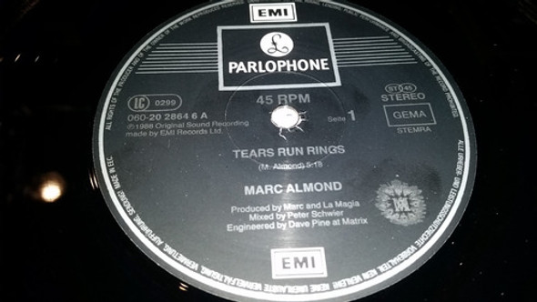 Marc Almond Tears Run Rings Vinilo Maxi Europe 1988 Temazo 1