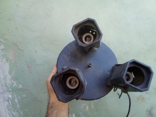 T- Spot De 3 Luces Retro 26,4 Diam X 16,5 Prof. Total 0