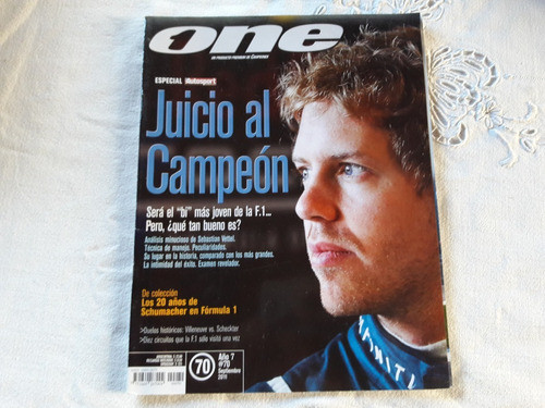 Revista One N° 70 Septiembre 2011 Sebastian Vettel 0