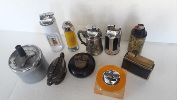 Lote Coleccionable Encendedores De Mesa 10 Piezas En Total 1