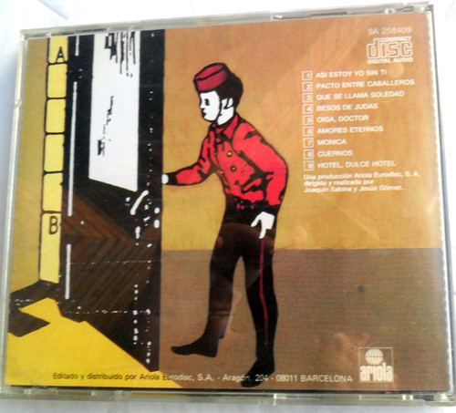 Joaquin Sabina - Hotel Dulce Hotel * Spain 1º Ed. 1987 Cd Ex 1